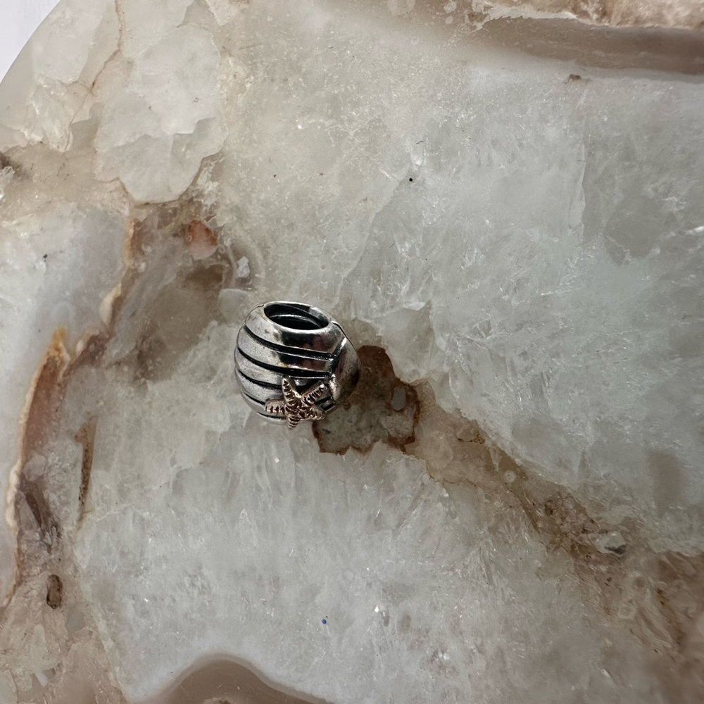 Pandora 14k/.925 seashell charm